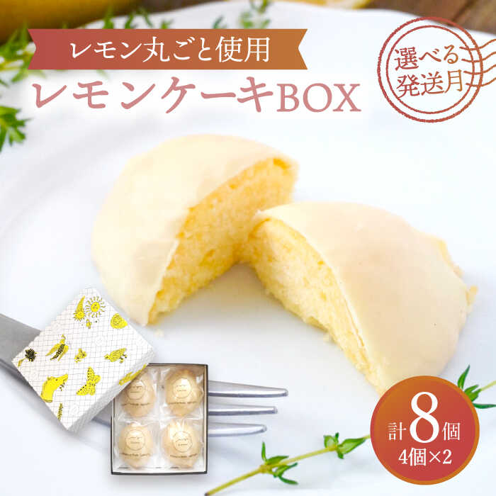 【ふるさと納税】【選べる発送月】 レモンケーキBOX（4個入）2箱セット【ルポ】≪多治見市≫ 洋菓子 焼菓子 ケーキ [TBN007]