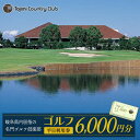 【ふるさと納税】ゴルフ 平日利用券 6,000円分【多治見 カントリークラブ】≪多治見市≫ GOLF [TCC002] 1