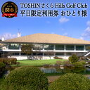 【ふるさと納税】 【平日限定 おひとり様】トーシンさくらヒルズゴルフクラブプレー券 T19-04 岐阜県 岐阜 中濃 中部 東海 名古屋近郊 近郊 岐阜県南部 ...