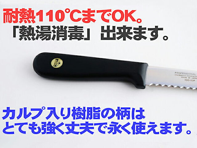 【ふるさと納税】H15-64 パン切りナイフ250mm モリブデンステンレス鋼 ＜食洗器対応＞ （100-10P）