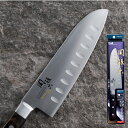 【ふるさと納税】関孫六 べにふじ 三徳ディンプル 165mm 包丁 疲れにくい 錆びにくい おしゃれ 調理器具 キッチンツール ギフト 贈り物にも 貝印 H17...