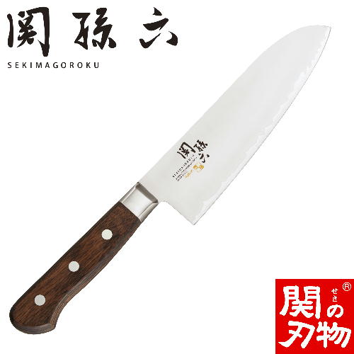 三徳包丁 ステンレス 天然木 両刃 万能包丁 包丁 三徳 切れ味 肉 魚 野菜 調理器具 関孫六 【青藤】 三徳包丁 165mm キッチンツール ギフト 贈り物 関市 ブランド 貝印