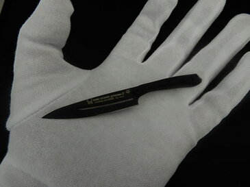 【ふるさと納税】【ミニチュア10.2cm】SABI NYAIFE KITCHEN2(サビニャイフキッチン2) ブラックブレード ペティ スナネコver H29-11