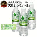 【ふるさと納税】S14-34 森のコエ 48本（460ml24本入×2ケース） ～SDGs 環境保護活動 ペットボトル 水～