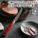 【ふるさと納税】三昧 クラシックプロ紅蓮シリーズ ステーキナイフ115mm 2本セットH80-10
