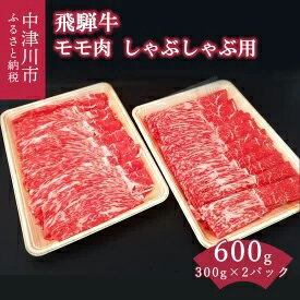 飛騨牛 【ふるさと納税】「肉の芸術品」飛騨牛しゃぶしゃぶ用（モモ肉）600g　【お肉・牛肉・モモ・牛肉/しゃぶしゃぶ】　お届け：入金確認から1週間以内で順次発送