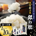【ふるさと納税】皇室献上米 銀の朏 (ぎんのみかづき) 量が選べる (1kg / 2kg / 3kg / 5kg / 10kg) 岐阜県 中津川市 加子母産 い...