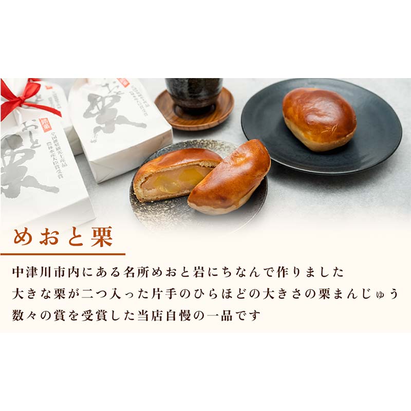 【ふるさと納税】＜御菓子司梅園＞ めおと栗5個入 F4N-1595