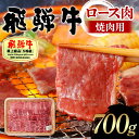 【ふるさと納税】飛騨牛 A5等級 ロース肉 焼肉用 700g 牛 肉 等級 ロース 焼き肉 霜降り 飛騨 F4N-1693