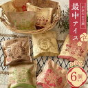 【ふるさと納税】中津川市之瀬最中アイスお試し6個セット アイス アイスクリーム ジェラート 最中 最中アイス 贈答 家族パック バラエティパック バラエティセット 乳製品 お菓子 箱詰め セット商品 詰め合わせ デザート お試しセット F4N-1840