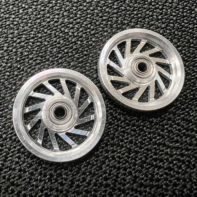 【ふるさと納税】タミヤ ミニ四駆用 ベアリングアルミローラー（切削加工品）アルミローラーセット 19mm H795262 ミニ四駆 アルミローラー 東原工業所 岐阜県 中津川市 F4N-1893