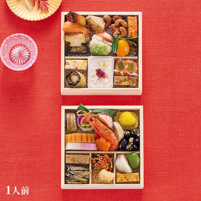 【ふるさと納税】数量限定 ＼選べる容量／ ハルメクのおせち「福寿」 1人前 ／ 2人前 ／ 3人前 ／ 4人前 ／ 6人前 おせち料理 おせち お節 正月 お正月 加工品 食品 F4N-2428var