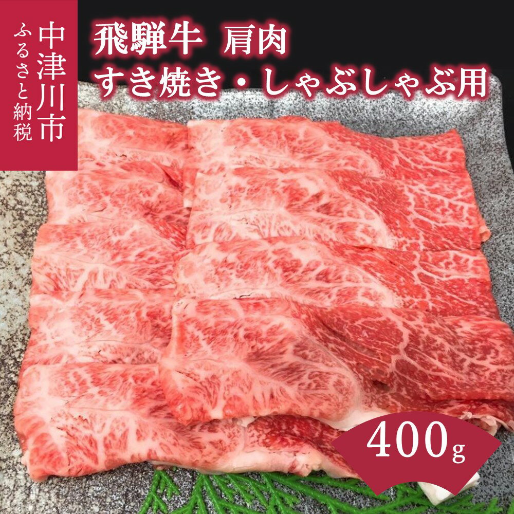 飛騨牛 【ふるさと納税】飛騨牛 すき焼き しゃぶしゃぶ用 400g【熊崎畜産】肉 牛肉 高級 ブランド牛 和牛 誕生日 記念日 お祝い パーティー【おうちBBQ】岐阜県 中津川市 15-022