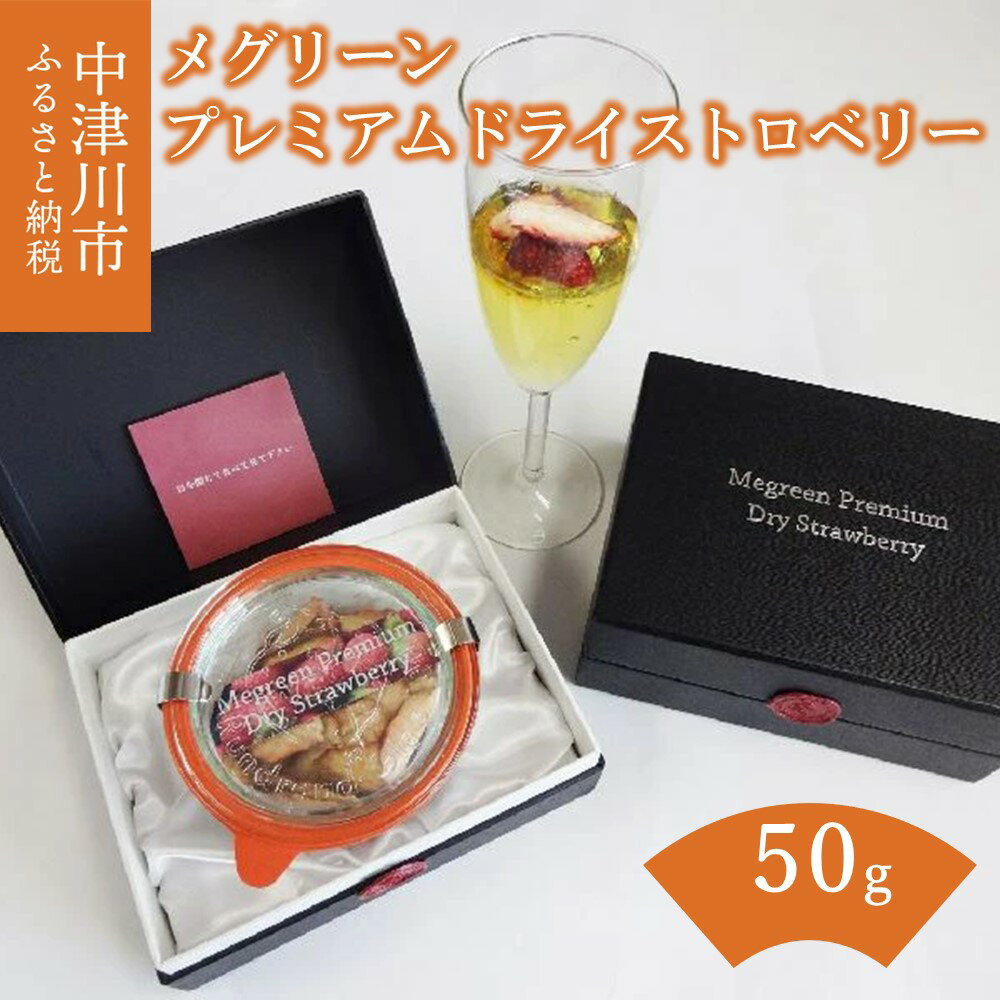 【ふるさと納税】Megreen Premium dry Strawberry(メグリーンプレミアムドライストロベリー) 23-002