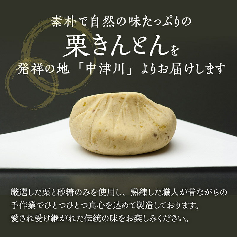 【ふるさと納税】【秋季 限定 選べる 配送時期】栗きんとん発祥の地 中津川銘菓 栗きんとん 12個（6個入×2箱）御菓子処 信玄堂 人気 スイーツ 菓子 ギフト 和菓子 栗菓子 10018