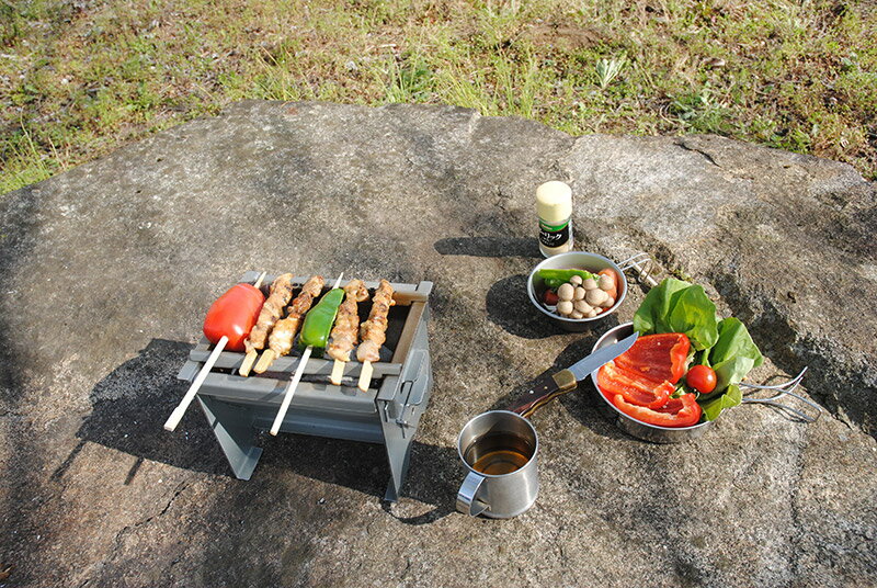 【ふるさと納税】【おうちBBQ】ミニコン炉S（黒皮） キャンプ バーべーキュー 焼肉 22-002