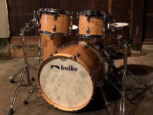 【ふるさと納税】高島屋コラボ koike drums 栗の木 ドラムセット 2778-001