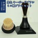 【ふるさと納税】19006 【黒色】同色カラーがお洒落なキーボードブラシとミニ靴ブラシセット その1