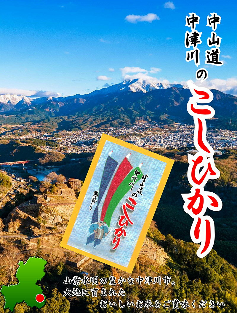 【ふるさと納税】9010 中山道 中津川のこしひかり 7kg