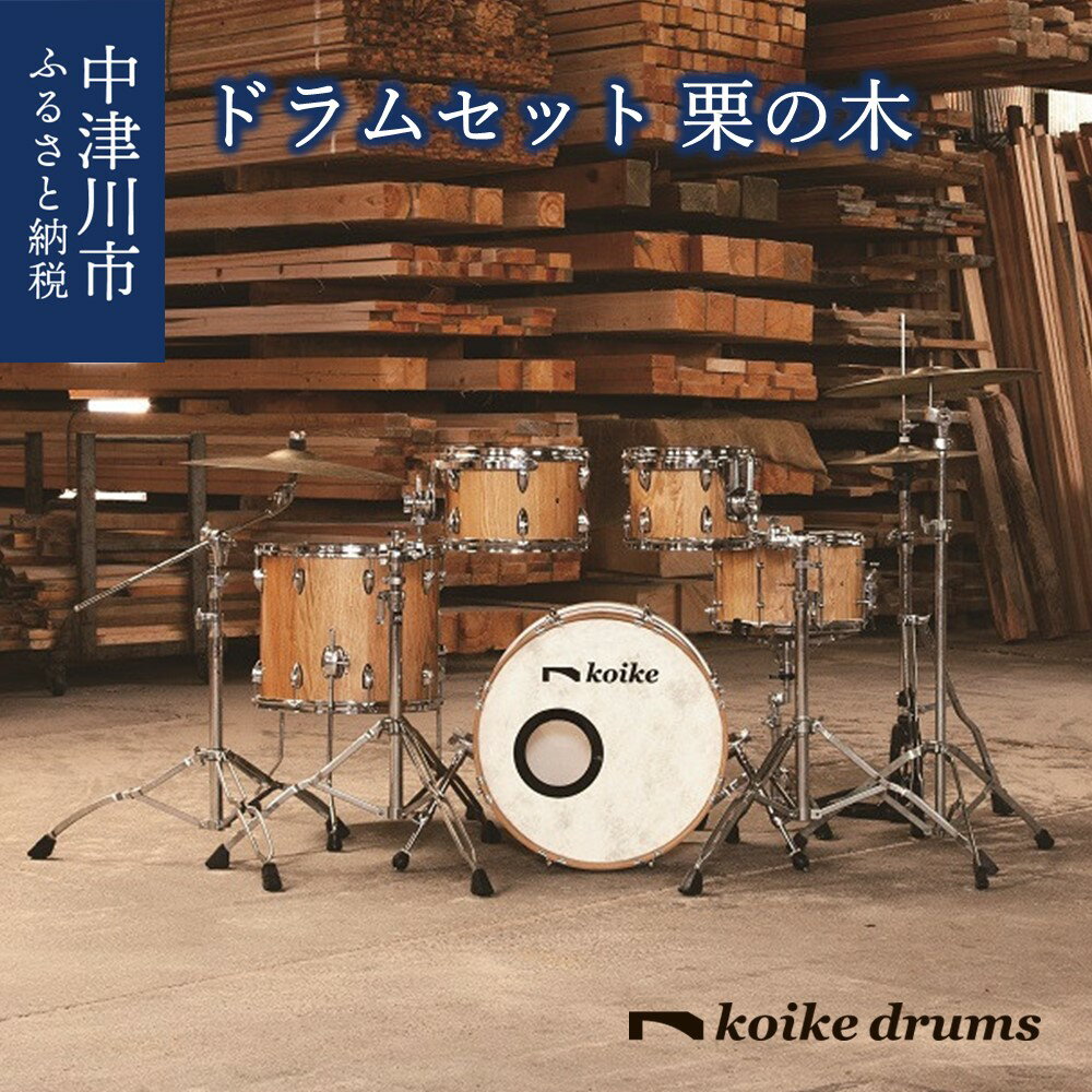 【ふるさと納税】2100001 koikedrums 栗の木 ドラムセット