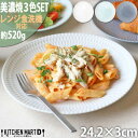 25位! 口コミ数「0件」評価「0」【3色SET】美濃焼 さざなみ 24丸皿 24.2×3cm 520g 小田陶器【1439433】