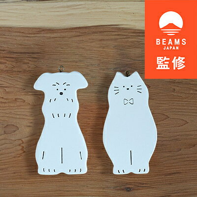 [BEAMS JAPAN監修]お絵かきアロマストーン[DOG&CAT]2個セット