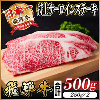 飛騨牛　特上　サーロイン　ステーキ　500g