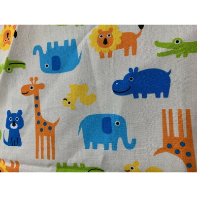 【ふるさと納税】小川ふとん店オリジナルお昼寝敷きふとん(カバー式)バック付き3点セット (柄:THE ZOO)【1490991】 [2]