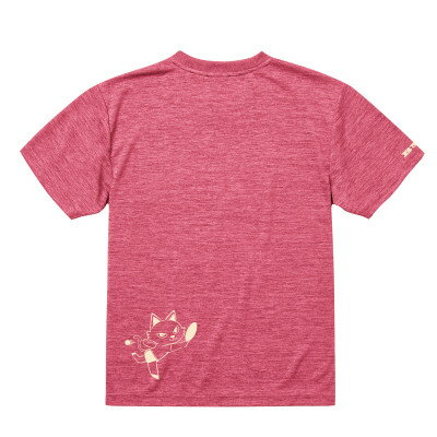 【ふるさと納税】JTTA公認　卓球ユニフォーム【男女兼用(ドライ):Mサイズ】ねこ　ピンク【1511146】