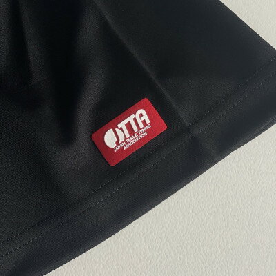 【ふるさと納税】JTTA公認　卓球ユニフォーム【男女兼用(ドライ):XXLサイズ】うさぎ　ブラック【1515908】