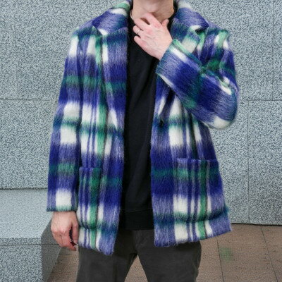 【ふるさと納税】ビッグチェックコート【メンズ】【1566903】