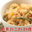 【ふるさと納税】山菜おこわ(高山市産「たかやまもち」使用) 18食セット【配送不可地域:離島】【1567021】