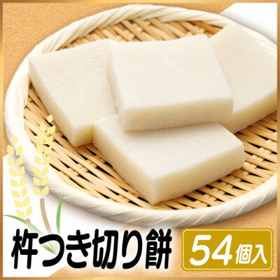 【ふるさと納税】杵つき切り餅(高山市産「たかやまもち」使用) 54個セット 磯辺焼き・お雑煮・きな粉餅・焼き餅用【配送不可地域:離島】【1567439】