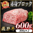 【ふるさと納税】飛騨牛 赤身ブロック 約600g【冷蔵便】(タレ付き)A4~A5等級 黒毛和牛 訳あり【配送不可地域:離島】【1643815】