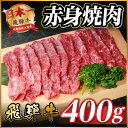 【ふるさと納税】飛騨牛 赤身(焼肉・BBQ用) 約400g【冷蔵便】A4~A5等級 黒毛和牛【配送不可地域:離島】【1646132】