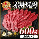 【ふるさと納税】飛騨牛 赤身(焼肉・BBQ用) 約600g【冷蔵便】A4~A5等級 黒毛和牛【配送不可地域:離島】【1646152】