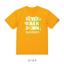 【ふるさと納税】JTTA公認 卓球ユニフォーム【男女兼用(ドライ):XXLサイズ】ネバーバックダウンB ゴールド【1658053】