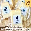 【ふるさと納税】セミハードチーズ Field(フィールド)個包装5個セット【配送不可地域:離島】【1663753】