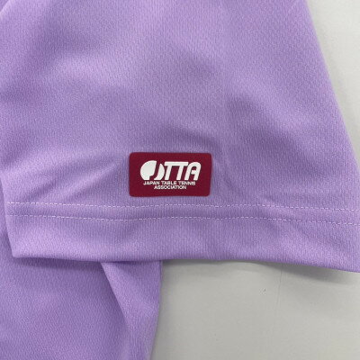 【ふるさと納税】JTTA公認　卓球ユニフォーム【男女兼用(ドライ):150サイズ】フラワー　ラベンダー【1667296】