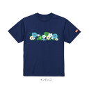 【ふるさと納税】JTTA公認 卓球ユニフォーム【男女兼用(ドライ):Lサイズ】フラワー2 インディゴ【1671039】