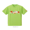 【ふるさと納税】JTTA公認 卓球ユニフォーム【男女兼用(ドライ):150サイズ】フラワー2 ライムグリーン【1671191】