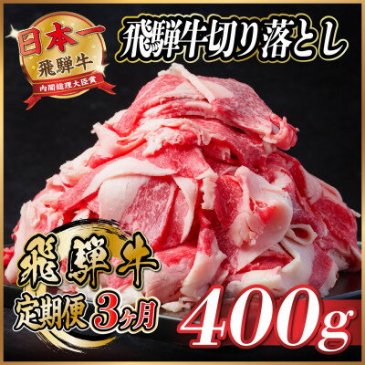 樂天商城 - 【ふるさと納税】飛騨牛 切り落とし【選べるお届け回数/3回・6回・12回】400g～ 訳あり【冷蔵便】A4～A5等級【配送不可地域：離島】【G4055014】