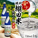 【ふるさと納税】日本棚田百選限定「坂折棚田米」仕込み 純米吟醸原酒 720ml 2本 酒 お酒 原酒 日本酒 地酒 お取り寄せ プレゼント /恵那市/河合屋商店...