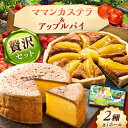 【ふるさと納税】ママンセットB / ママンカステラ アップルパイ ケーキ スイーツ デザート おかし お菓子 おやつ お取り寄せ プレゼント /恵那市/銀の森[...