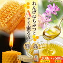 【ふるさと納税】恵那蜂蜜・蜜蝋セット (蓮華蜂蜜300g×1本、Aランク蜜蝋600g:150g4枚) 国産 はちみつ 岐阜 恵那市 / はち工房こうけつ[AUD...