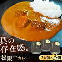 【ふるさと納税】-あふひ 贅の極み- 松阪牛カレー レトルト 2人前×3個セット ビーフカレー レトルトカレー 保存食 恵那市 / テンポイント[AUEU026...
