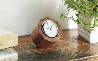 【ふるさと納税】＜ツバキラボ＞ 〉寄木の小さな置き時計 