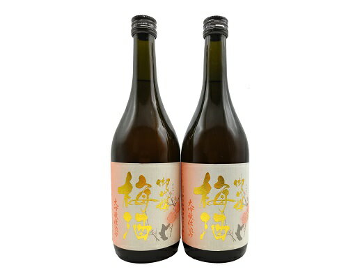 【ふるさと納税】御代櫻 梅酒 大吟醸仕込み 720ml 2本セット| 御代桜醸造 酒 M16S37