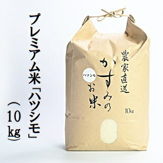 【ふるさと納税】 里山農業プロジェクト プレミアム米「ハツシモ」 (10kg) | 春見ライス 米 お米 コメ M27S17