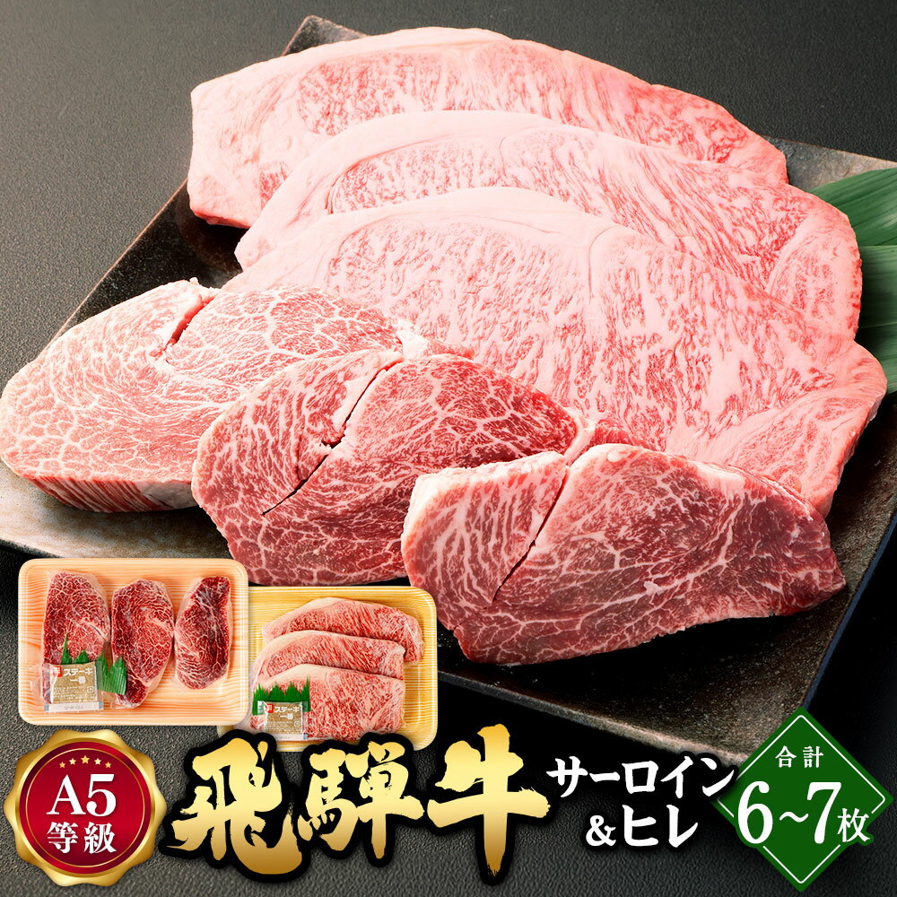 ＼行列の絶えない人気精肉店が厳選/ A5等級 飛騨牛 サーロインとヒレの贅沢セット | サーロイン 肉 3枚 ヒレ肉 3〜4枚 岐阜県 が誇る 国産 牛肉 ブランド牛 黒毛和牛 和牛 肉のかた山 ステーキ 肉ギフト ギフト 贈り物 贈答 岐阜 美濃加茂市 送料無料
